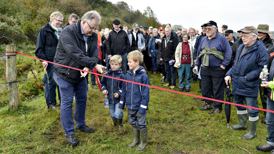 I 2014 blev den del af Hærvejen, der løber gennem Jammerbugt Kommune, indviet med snoreklipning og vandretur. Nu skal Hærvejen sikres mere international bevågenhed. <i>Arkivfoto</i>