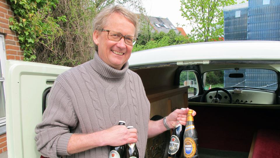 Antoni Aagaard Madsen gæster ølbryggerne i Hjallerup. Arkivfoto: Carsten Hougaard