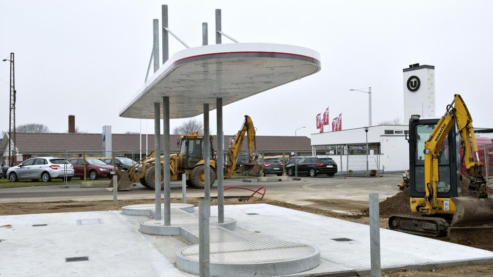 Den nye station skal åbne til marts. Foto: Henrik Louis