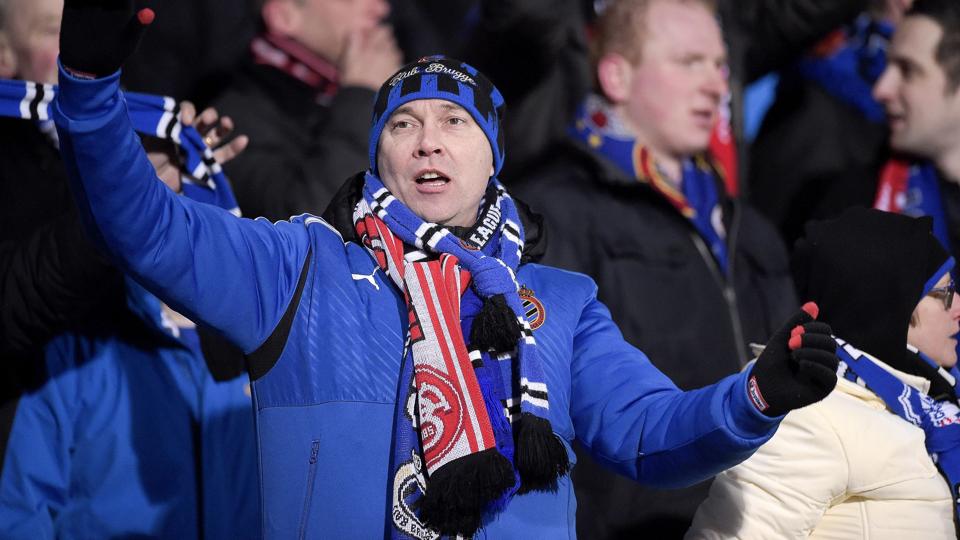 Hverken på stadion eller uden for var der ballade i forbindelse med kampen på stadion. Foto: Lars Pauli