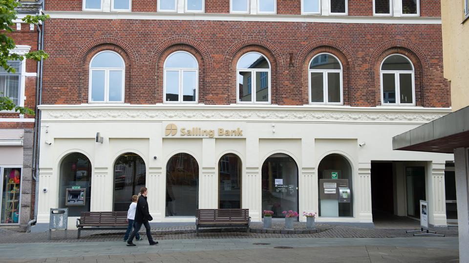 Salling Bank præsterede i 2016 det bedste regnskab nogensinde i bankens historie. Arkivfoto: Bo Lehm