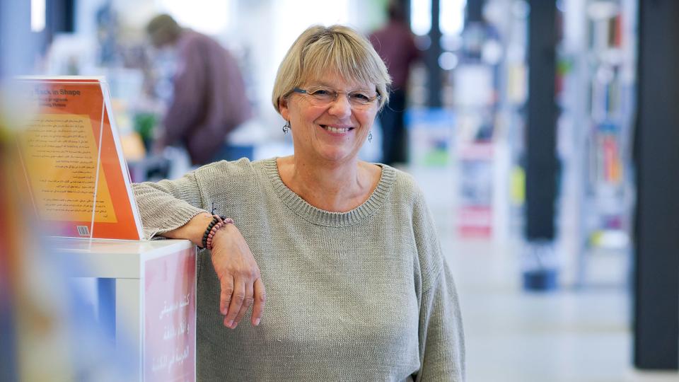 Biblioteksleder Ilse Klink Jakobsen glæder sig over, at Morsø Folkebibliotek er blandt de fem biblioteker, der har fået støtte fra Kulturstyrelsens Udviklingspulje til et projekt, der de kommende to år skal arbejde med ny service og nye tilbud til folk i yderområderne. Arkivfoto: Poul Erik Bilstrup