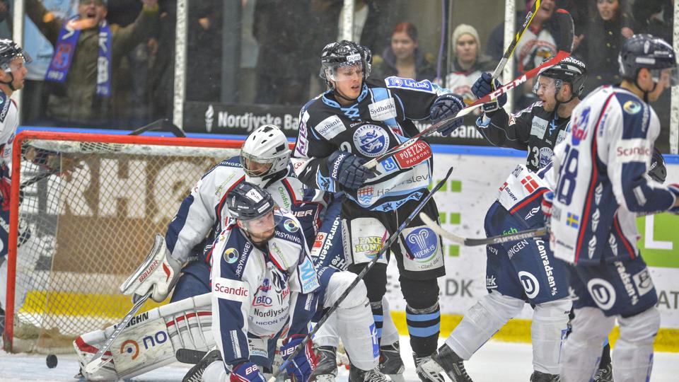 Foto: Bent BachIshockey, Frederikshavn.White Hawks mod Sønderjyske <i>Kim Dahl Hansen</i>
