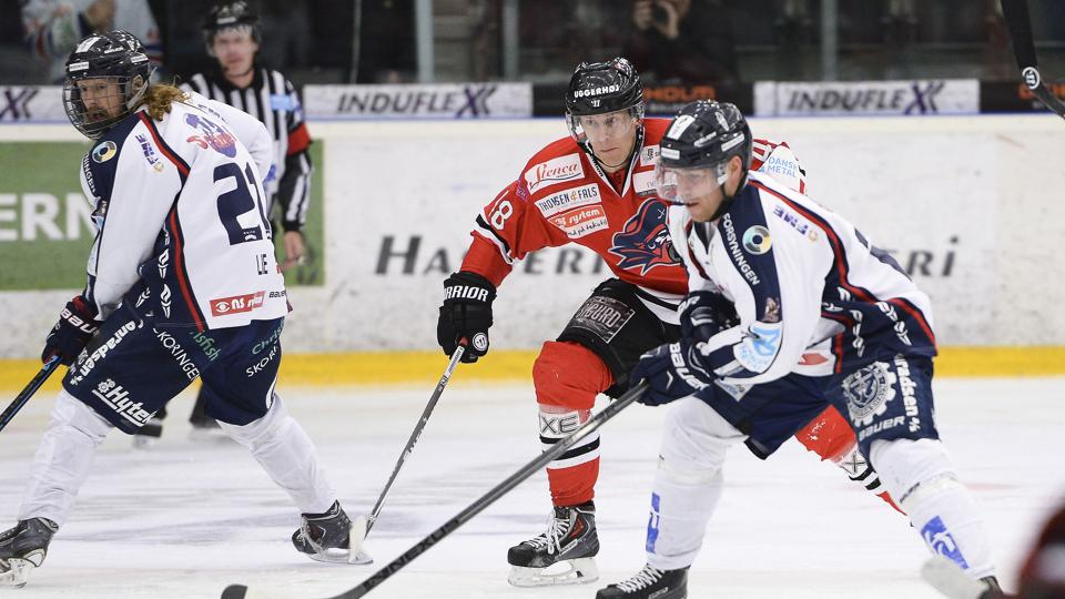 White Hawks skal tirsdag aften forsøge at rejse sig efter nederlaget til Aalborg Pirates lige inden landskampspausen. SønderjyskE er gæster i Frederikshavn.Arkivfoto: Michael Koch <i>Michael Koch</i>