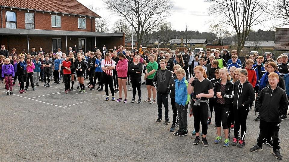 En medarbejder på Klokkerholm Skole er smittet med Covid-19 og tre klasser er sendt hjem. Arkivfoto <i>Ole Torp</i>