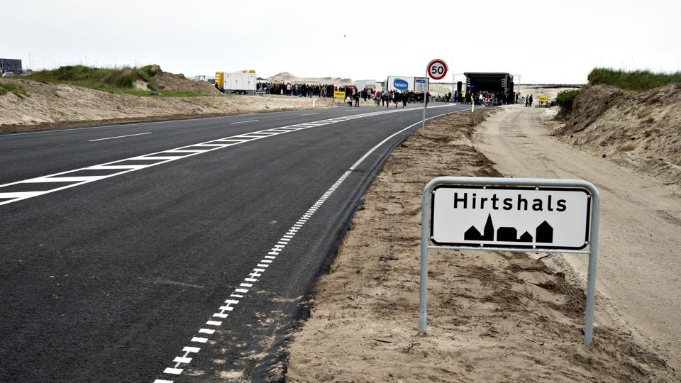 Der er udsigt til bedre skiltning mod centrum langs den nye omfartsvej i Hirtshals. Arkivfoto: Kurt Bering <i>Kurt Bering</i>