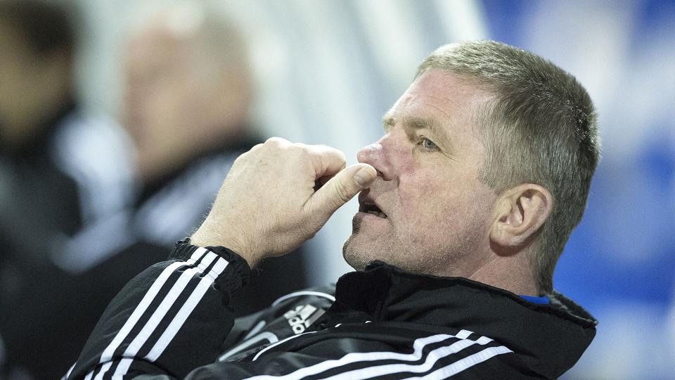 Cheftræner Kent Nielsen var tilfreds med kampen mod Shakhtar Donetsk. Foto: Lars Pauli <i>Lars Pauli</i>