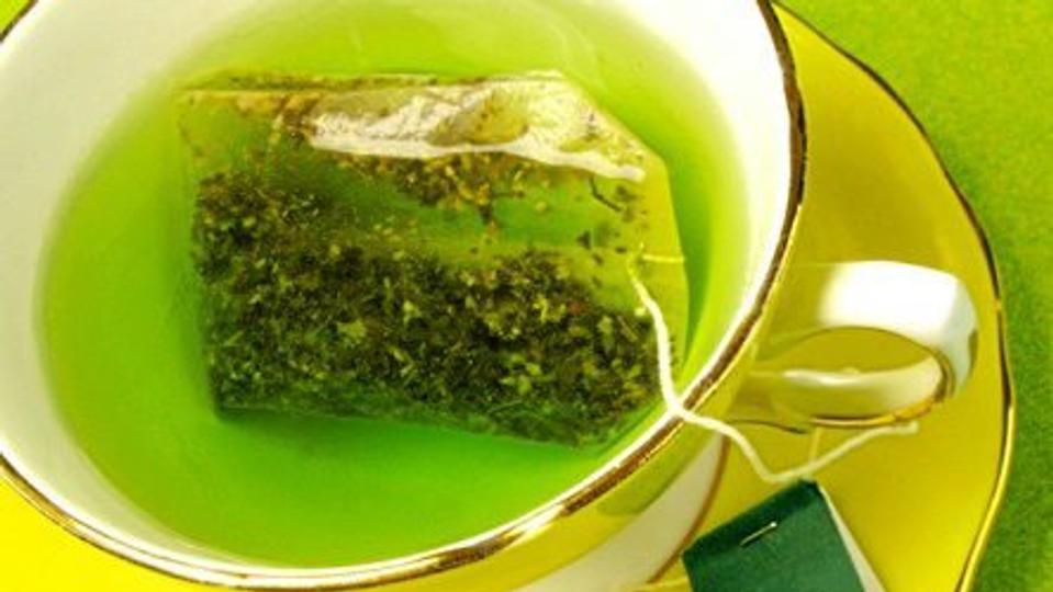 Grøn te er sundt.