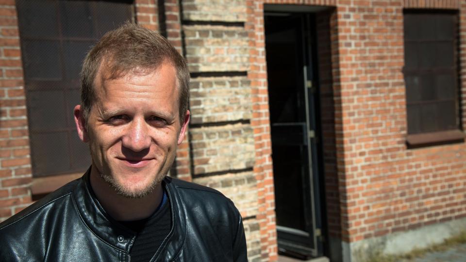 Anders Have Espersen foran den nye indgang til Støberimuseet.Arkivfoto: Bo Lehm <i>Bo Lehm</i>