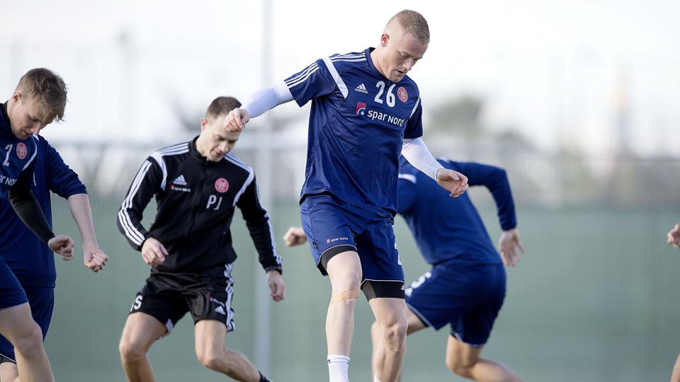 Rasmus Thelander træner igen med hos AaB. Arkivfoto: Lars Pauli