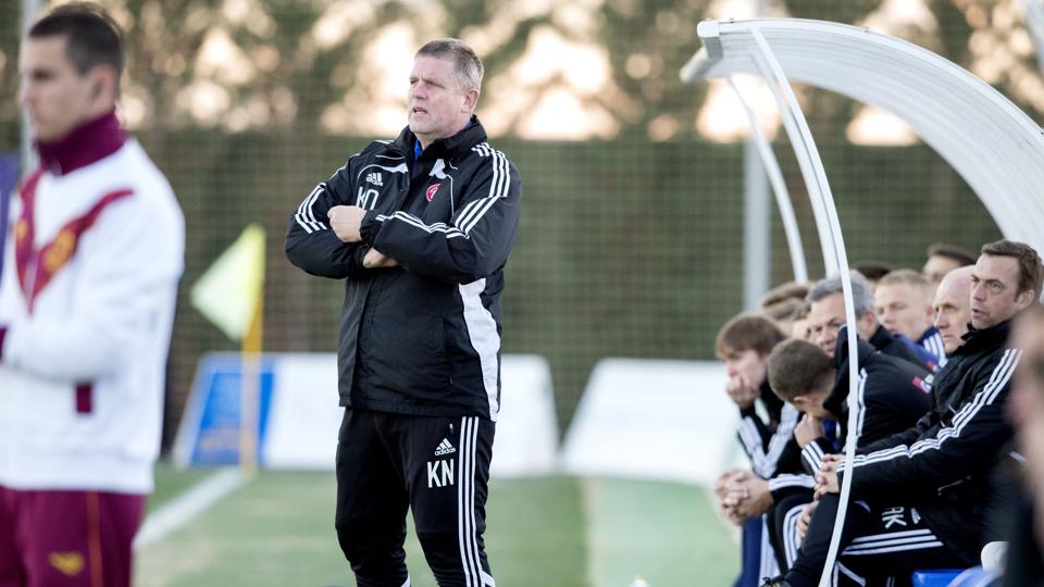 Kent Nielsen så både positive og negative ting i nederlaget til CSKA Moskva. Foto: Lars Pauli