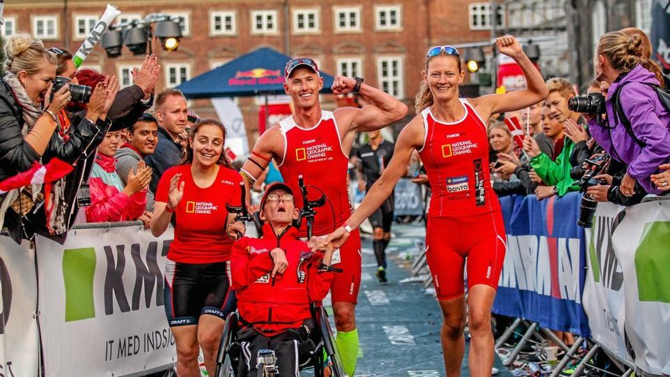 Steen og Peder Mondrup har været ude på de lange distancer flere - her ved marathon i København. Foto: Steen og Peders galleri
