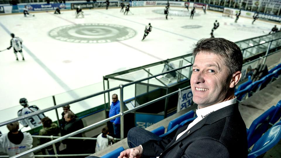 Henrik Andersen kommer fremover til at være helt almindelig tilskuer, når Frederikshavn White Hawks spiller. <i>Arkivfoto: Henrik Louis</i>