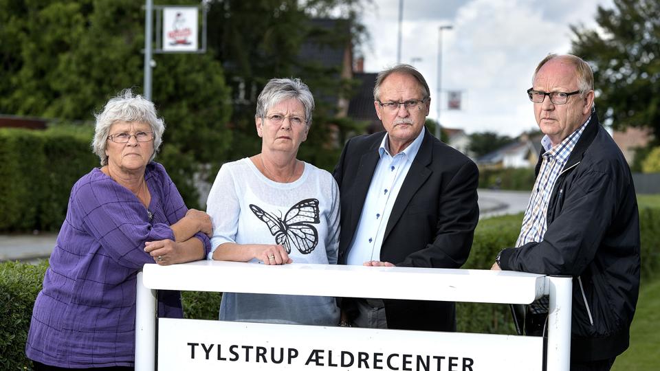 Det var svært at få øje på smil, da der var udsigt til at plejehjemmene i Tylstrup og Ulsted skulle lukkes. Men nu er humøret bedre i Aalborgs nordlige opland. Arkivfoto