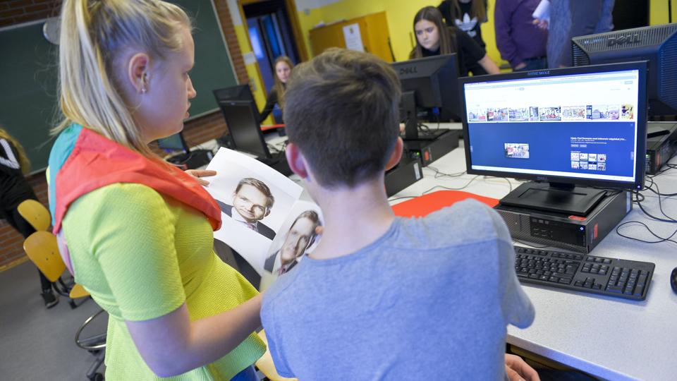 Østre Skole er den eneste skole i Thisted Kommune, hvor eleverne præsterer over landsgennemsnittet i de bundne prøvefag. Arkivfoto: Diana Holm <i>Foto: Diana Holm</i>