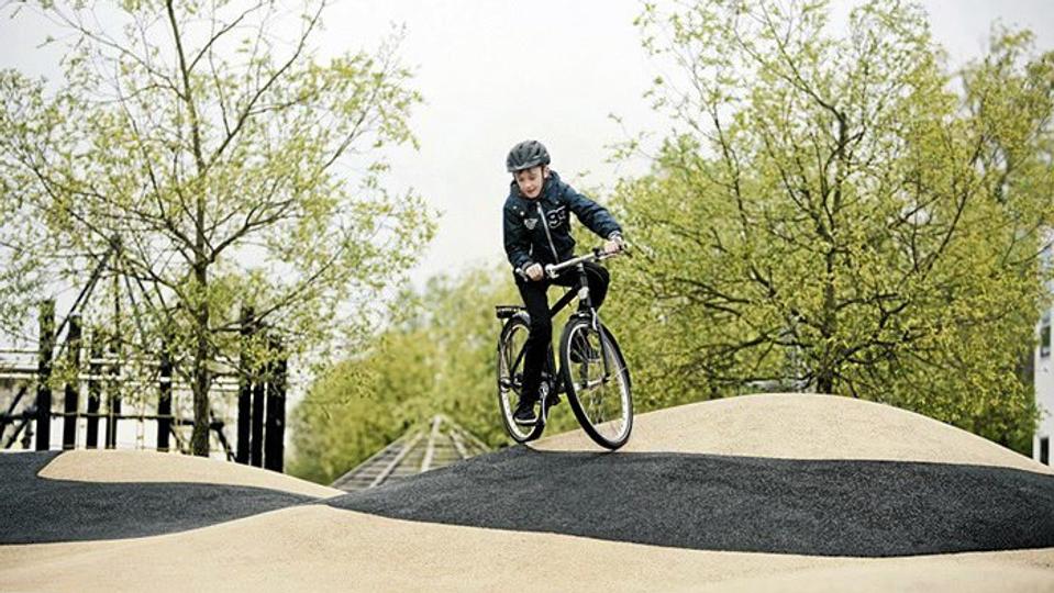 Cykellegebaner skyder op 10 steder i landet. Foto: Cyklistforbundet