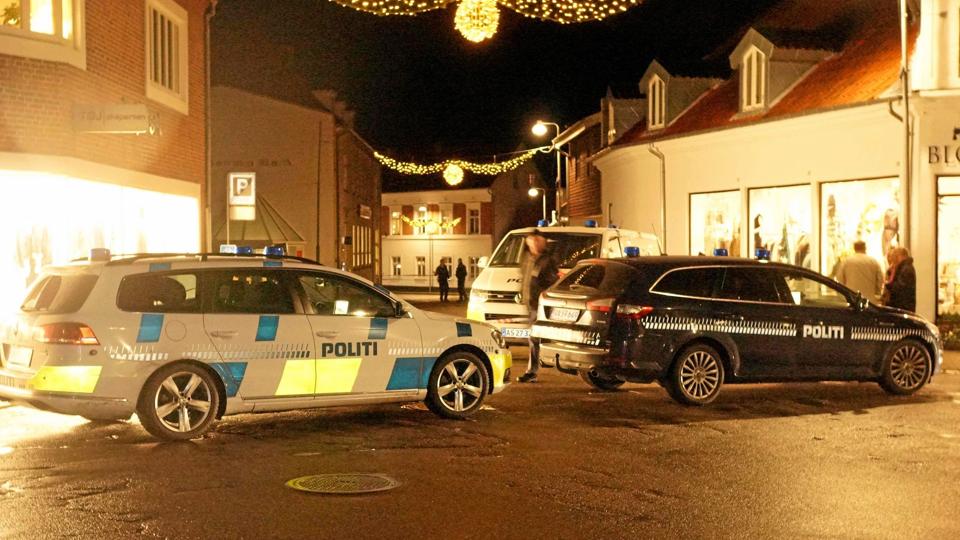 Der bliver kigget på sikkerhedsprocedurerne i Danske Bank i Nibe efter indbrud. Foto: Flemming Møller Nielsen
