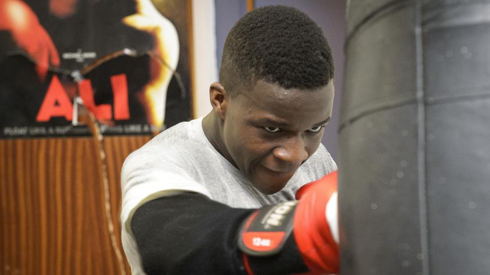 Enock Mbizlie fra BK Pugilist tabte finalen i Vestjysk Box Cip men er klar til de danske mesterskaber.Arkivfoto: Peter Broen