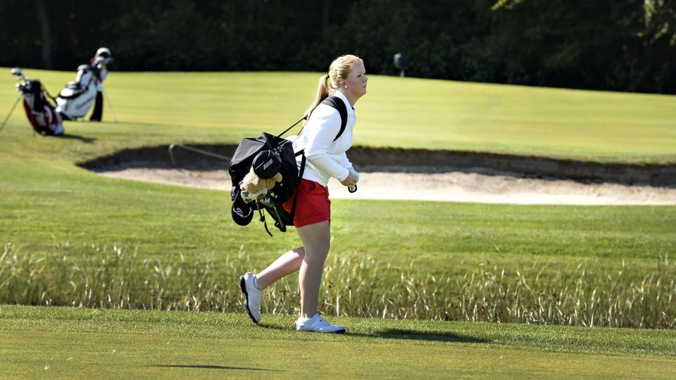 Puk Lyng Thomsen gik en fin runde i et slag under par. Arkivfoto: Bent Bach