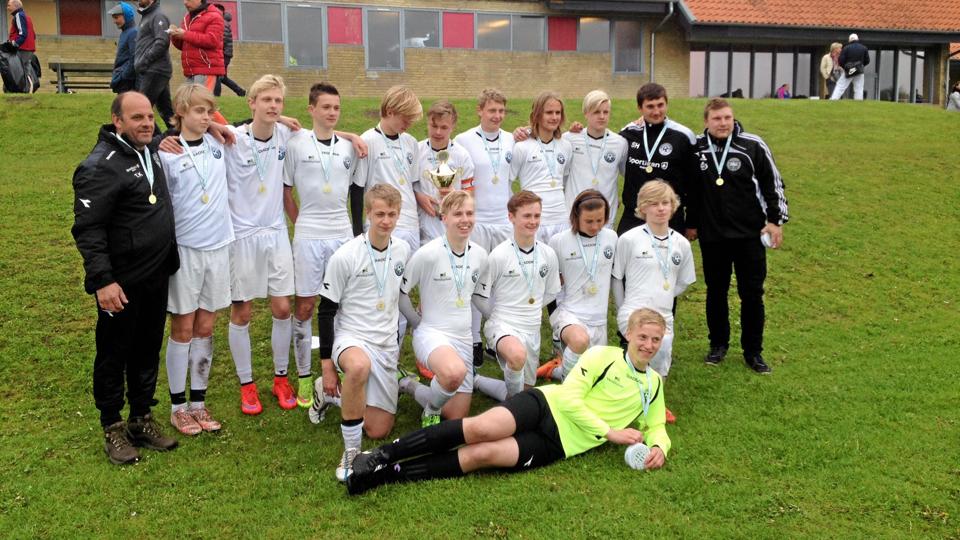 Vendsyssel FF’s drenge i U16 strøg helt til tops i Nørhalne Elite Cup.Privatfoto