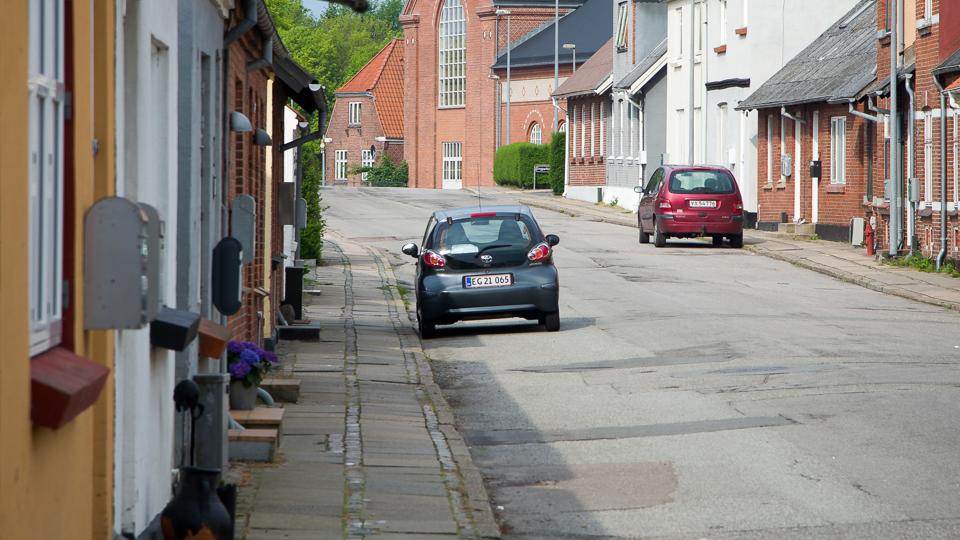 Gasværkvej her i Nykøing Mors bliver omdøbt KulturVejen i de 48 timer, Kulturmødet varer.Arkivfoto: Bo Lehm