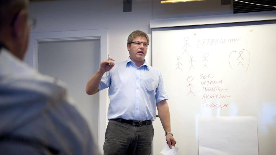 Arne Boelt, borgmester, Hjørring: Det er helt uacceptabelt, at vi skal stå med efterregningen efter Kærkommens konkurs. Foto: <i>Bente Poder</i>