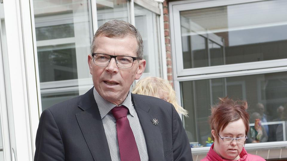 Knud Kristensen (K), borgmester i Vesthimmerlands Kommune og formand for Dansk Byggeri Nordjylland, mener, at forslaget fra hans egen landsorganisation er tåbeligt. <i>Grete Dahl</i>