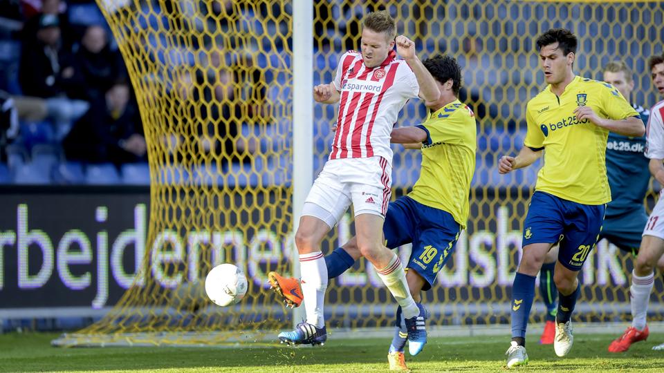 Kenneth Emil Petersen blev skadet på Brøndby Stadion. Foto: Lars Pauli <i>Lars Pauli</i>