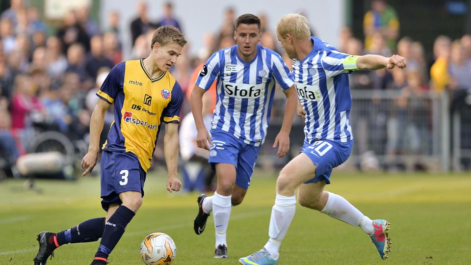 Jesper Bøge forlænger med Hobro IK frem til sommeren 2018. Arkivfoto: Torben Hansen <i>Foto: Torben Hansen</i>