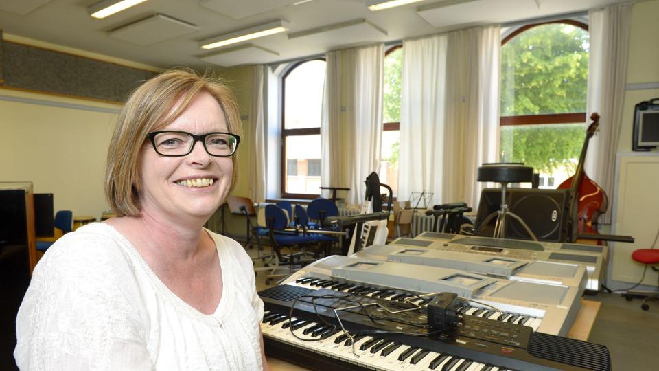 Formanden for bestyrelsen på Hjørring Musiske Skole, Judith Høgh. Foto: Bente Poder