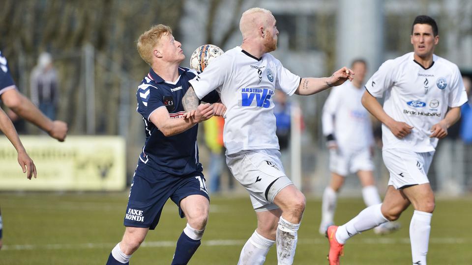 Ken Fagerberg (i midten) og Edin Murga (til højre) har nettet én gang hver her i foråret. Arkivfoto: Henrik Bo <i>Foto: Henrik Bo</i>