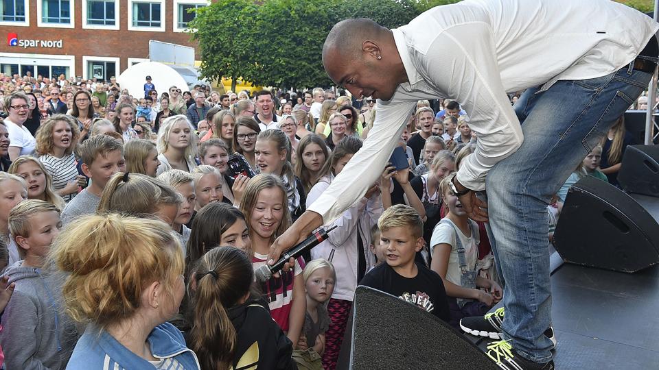 Wafande var det sidste navn til årets koncerter ved sommerens By Night. Og der meldes om stor succes på den musikalske front i år. Foto: Ole Iversen