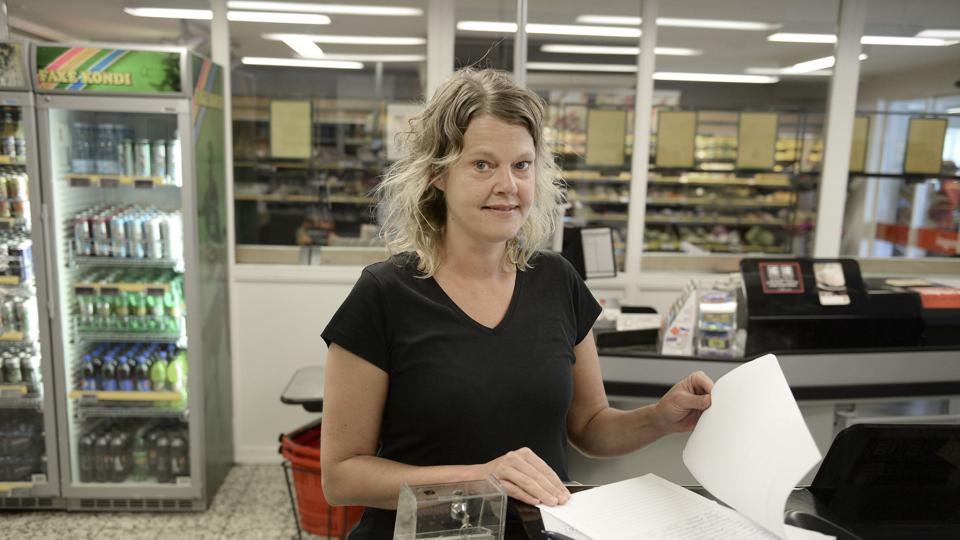 Birthe Noer Ingemann samler underskrifter.Arkivfoto: Michael Bygballe <i>Michael Bygballe</i>