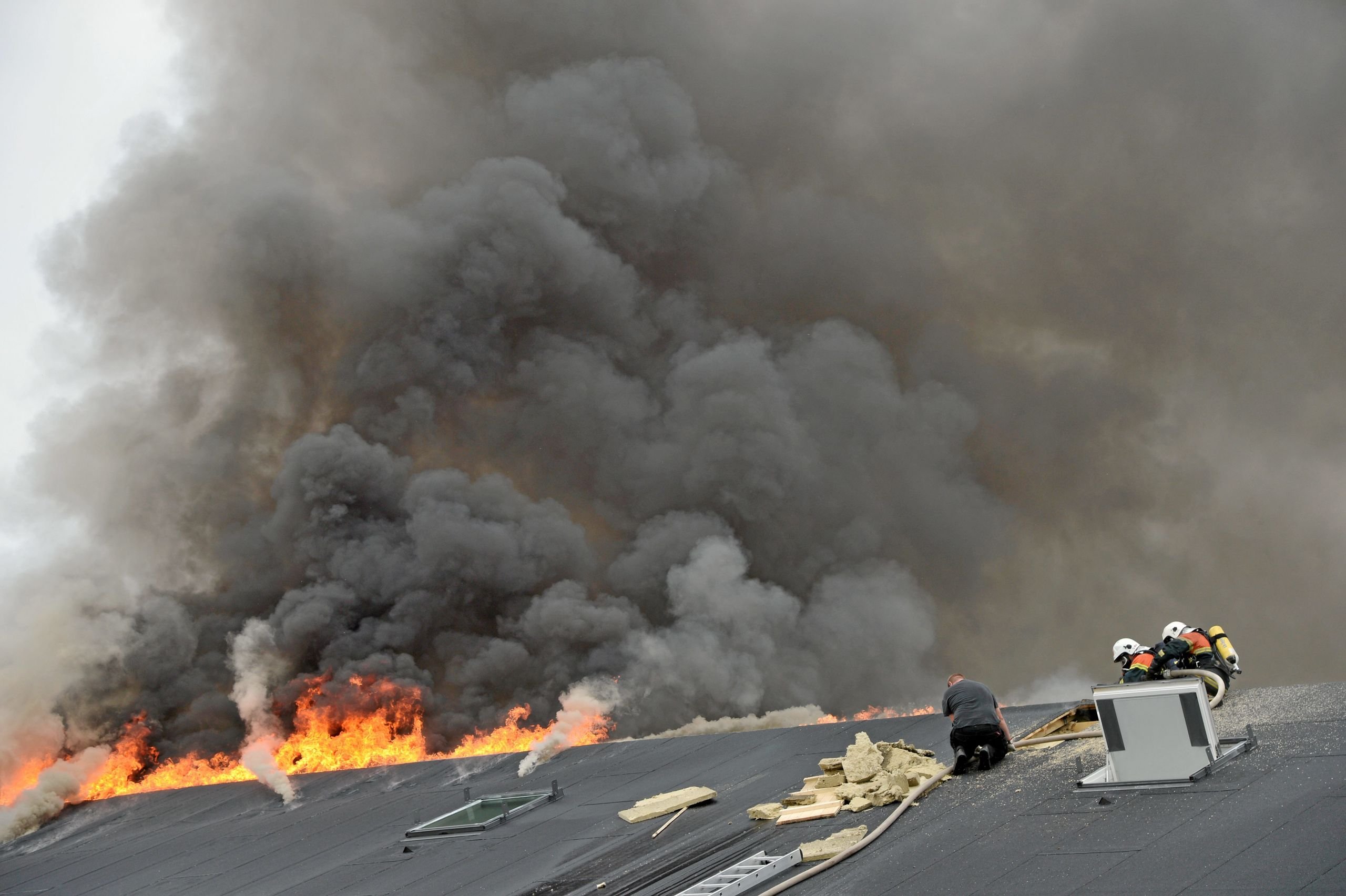 Brand i idrætscenter