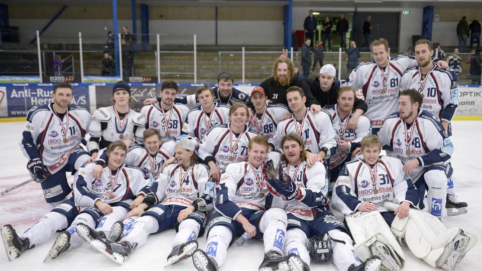 Frederikshavn White Hawks’ bronzevindere får næste sæson en kommunal økonomisk indsprøjtning på 200.000 kommunale kroner. Arkivfoto: Claus Søndberg