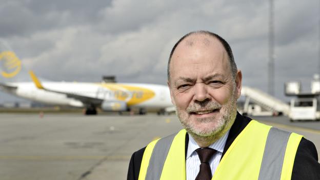 Søren Svendsen, direktør for Aalborg Lufthavn, opfordrer kraftigt staten til at sikre luftfartsselskaber likviditet til at stå igennem krisen. Foto: Bent Bach