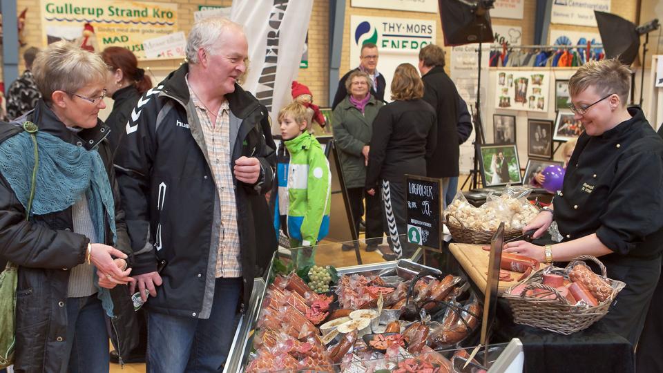 Erhvervsmessen i Nordmors Hallen plejer at være et tilløbsstykke. Arkivfoto: Poul Erik Bilstrup