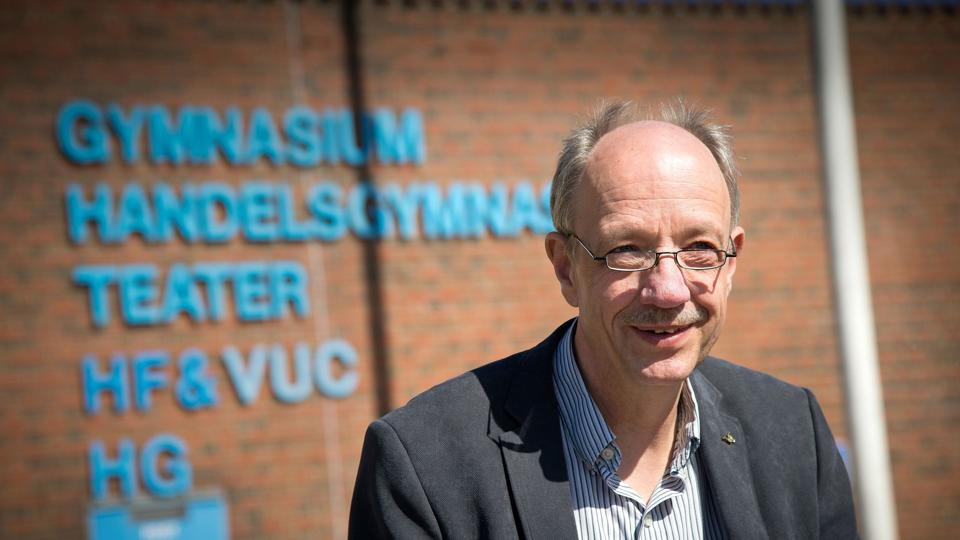 Kurt Sonne Thomsen, rektor for Morsø Gymnasium, opfordrer flere unge i området til at tage en gymnasieuddannelse. Arkivfoto <i>Bo Lehm</i>