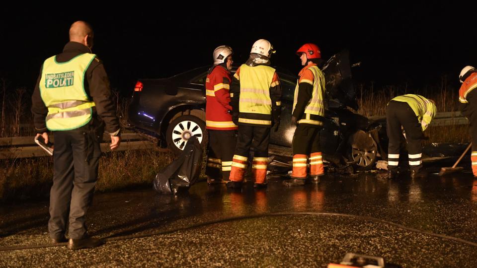 Ulykken kostede to mænd livet. Foto: Jan Pedersen