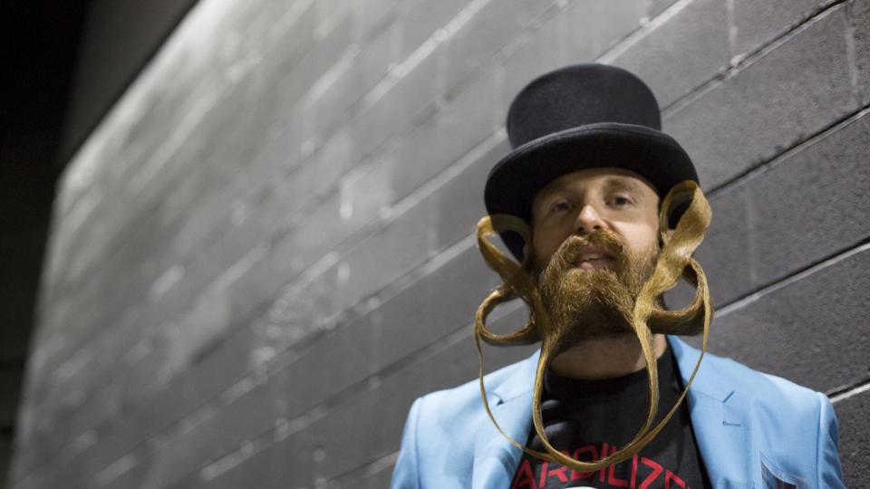 2015 Just For Men National Beard & Moustache Championships. Foto: Scanpix <i>Scanpix Denmark</i>