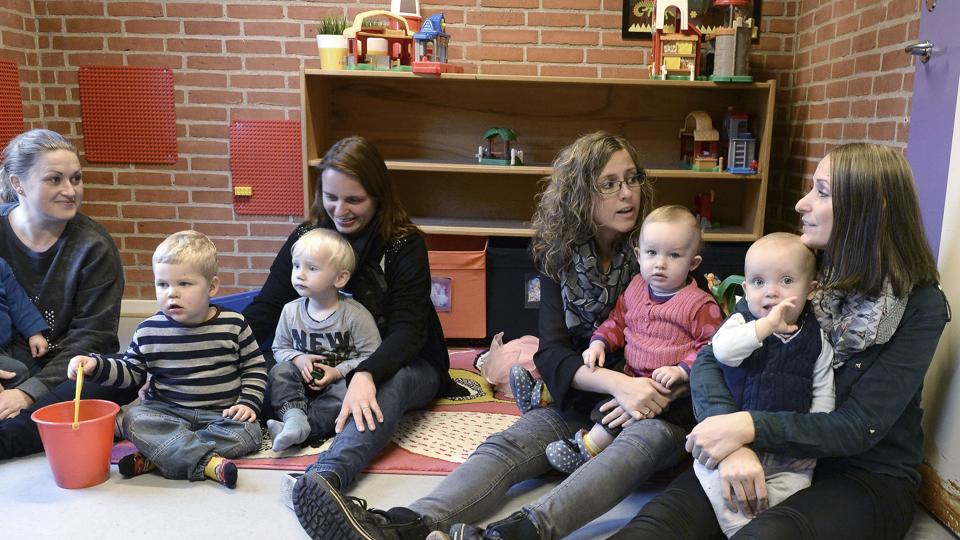 Spirrevipperne i børnehuset Aavangen i Terndrup er kommet så godt i gang, at man nu håber på opnormering til 15 børn og et permanent vuggestuetilbud. Arkivfoto: Michael Bygballe <i>Michael Bygballe</i>