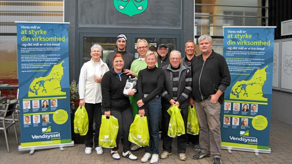 Vinderne af ande-turneringen. Privatfoto