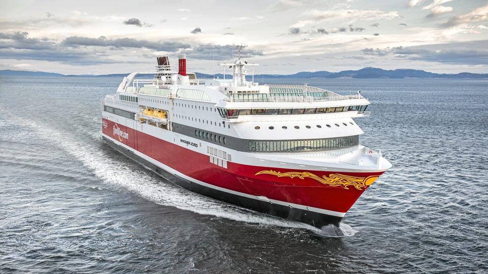 MS Bergensfjord - en af Fjord Lines nye færger. Foto: Espen Gees.