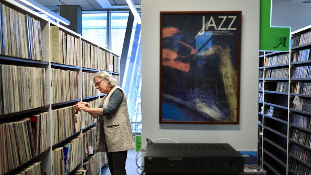 Jazzcentret rummer en af Europas største og fineste jazzsamlinger og -arkiver, og det har siden sin spæde start på Aalborg Universitet i 2006 fået uofficiel status som nationalarkiv for dansk jazz. Foto: Michael Koch <i>Michael Koch</i>