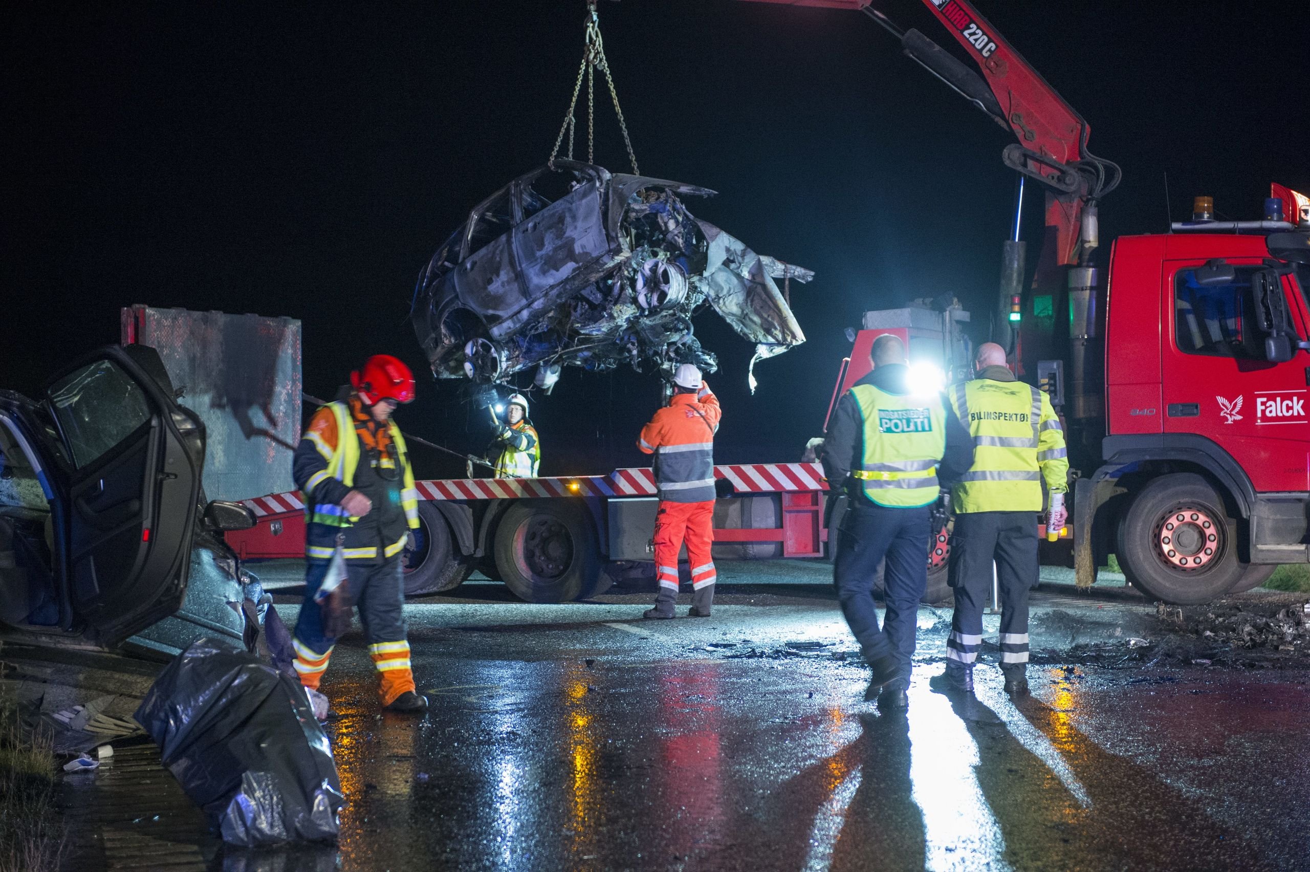 Spøgelsesbilist på motorvej - to mænd dræbt