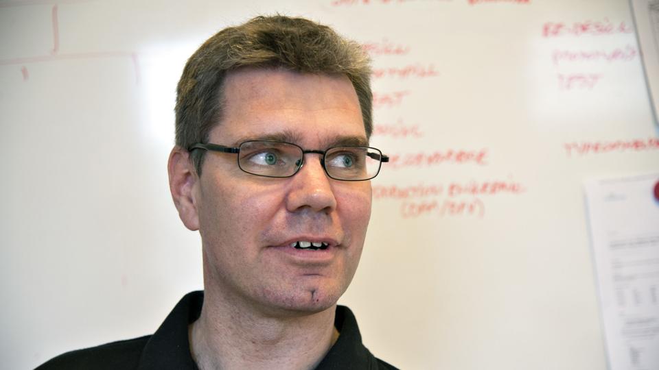 Ingeniøren Poul Dørup Olesen etablerede virksomheden Cre8tek sammen med en kinesisk makker i 2011. I dag har de 150 ansatte, er gældfrie og har masser af planer om yderligere vækst.Foto: Kurt Bering <i>Kurt Bering</i>
