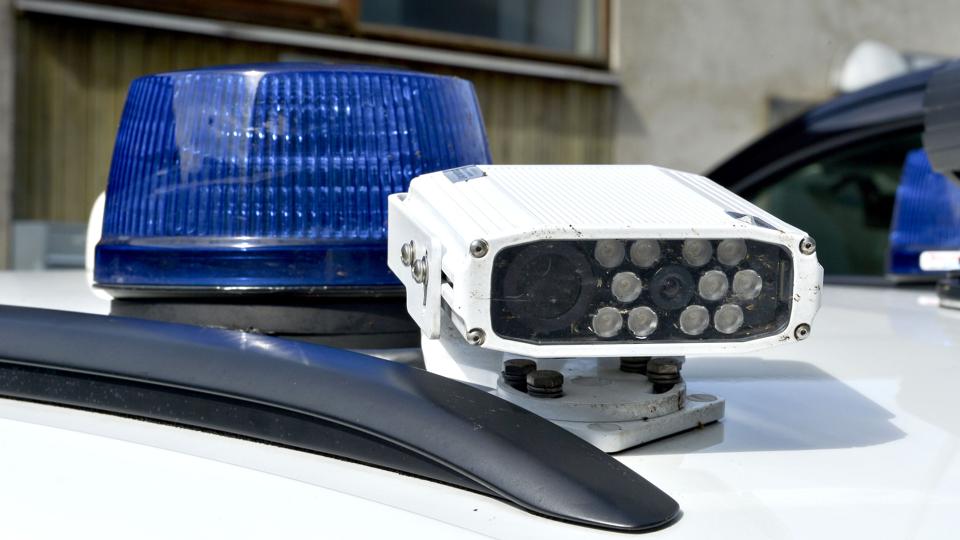 Nummerpladescannerne på patruljebilerne i Nordjylland fangede 4260 biler på tre måneder. Foto: Henrik Louis