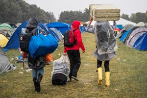 Festival drukner i regn