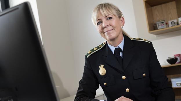 Politidirektør hos Nordjyllands Politi, Anne Marie Roum Svendsen. Foto: Torben Hansen.