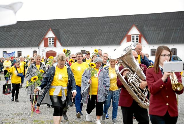 Stafet For Livet blev en succes i Frederikshavn med 445.000 kroner indsamlet til fordel for Kræftens Bekæmpelse.Privatfoto